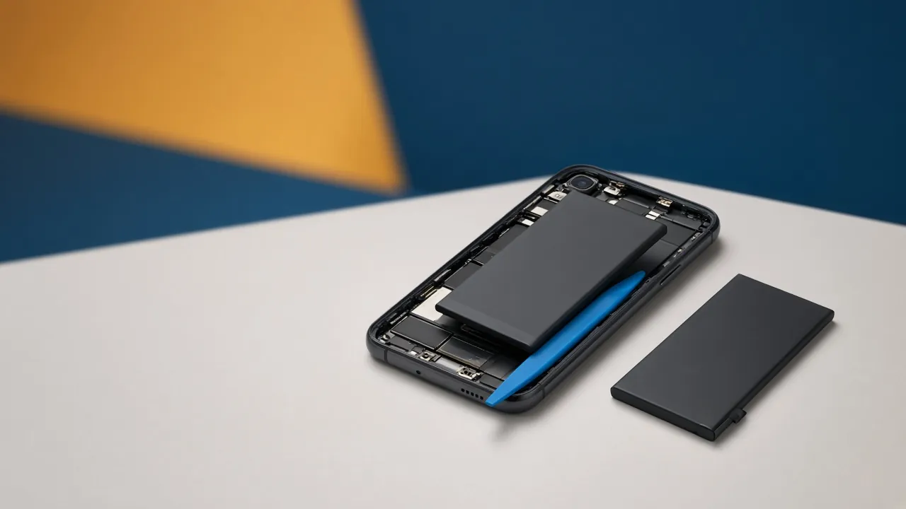 Illustration (AI-generated): Battery replacement